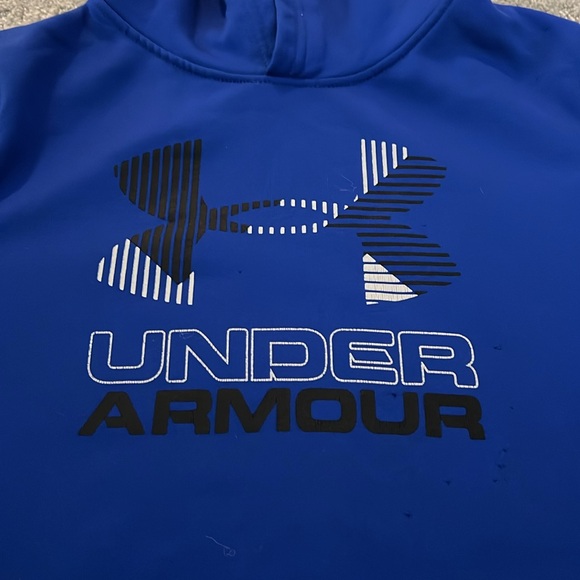 Boys Blue Under Armour hoodie size medium - Picture 2 of 4